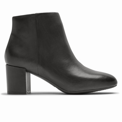 Botas Rockport Total Motion Oaklee Plain Mulher Pretas PT-93651